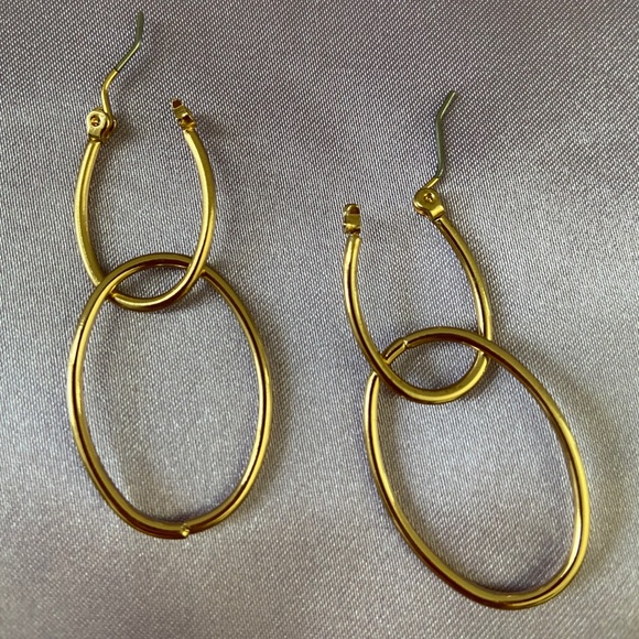 3/$35🔥 💕last one Double Layer Geometric Earrings - Picture 3 of 6